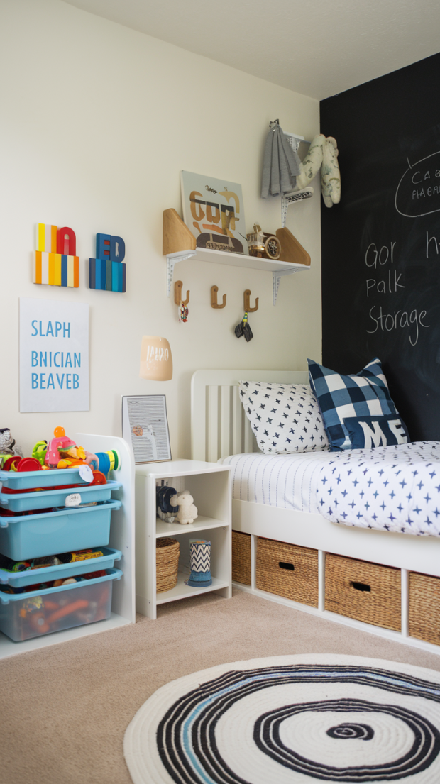 41 Toddler Boy Bedroom Ideas That Are Fun And Practical Updated 2025 A Photo Of A Toddler Boy S Bedroom With Toy Storag 5ZP8 AtgTsyPoygJe1uHNg IrFnt4 IRNybcb3dyLhqzA 620x1105