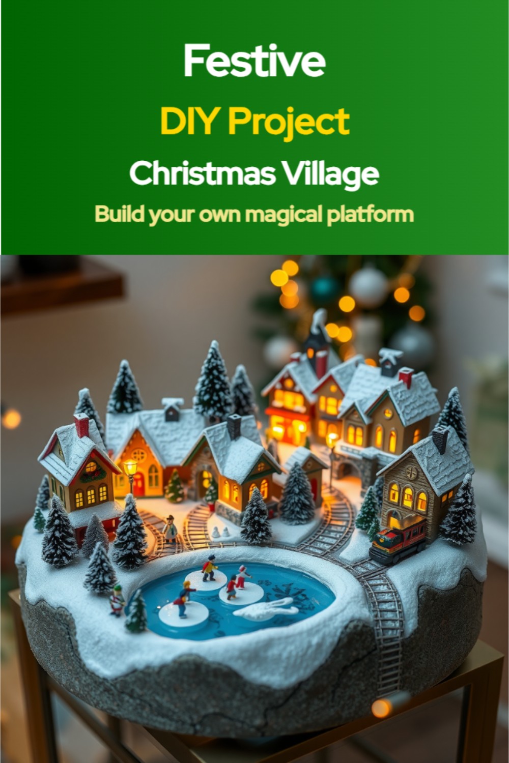 27 Best Christmas Village Display Platform Ideas (Updated 2024)
