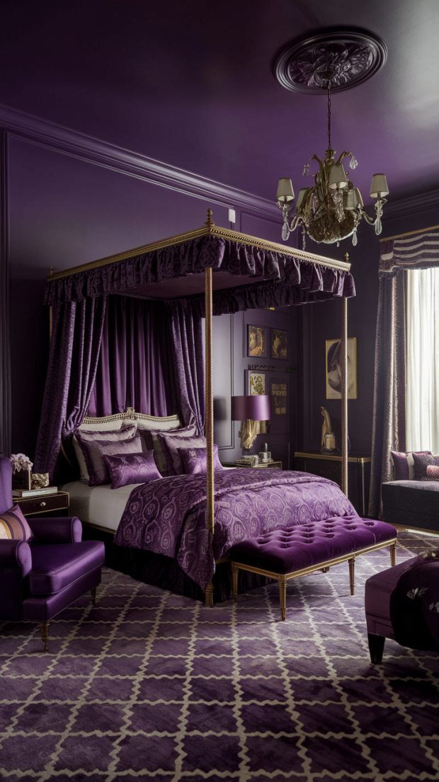 15 Moody Purple Bedroom Designs for a Regal, Restful Feel (Updated 2025)