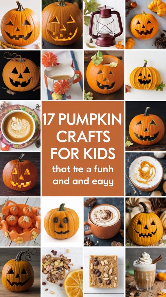 17 Pumpkin Crafts For Kids That Are Fun and Easy 4