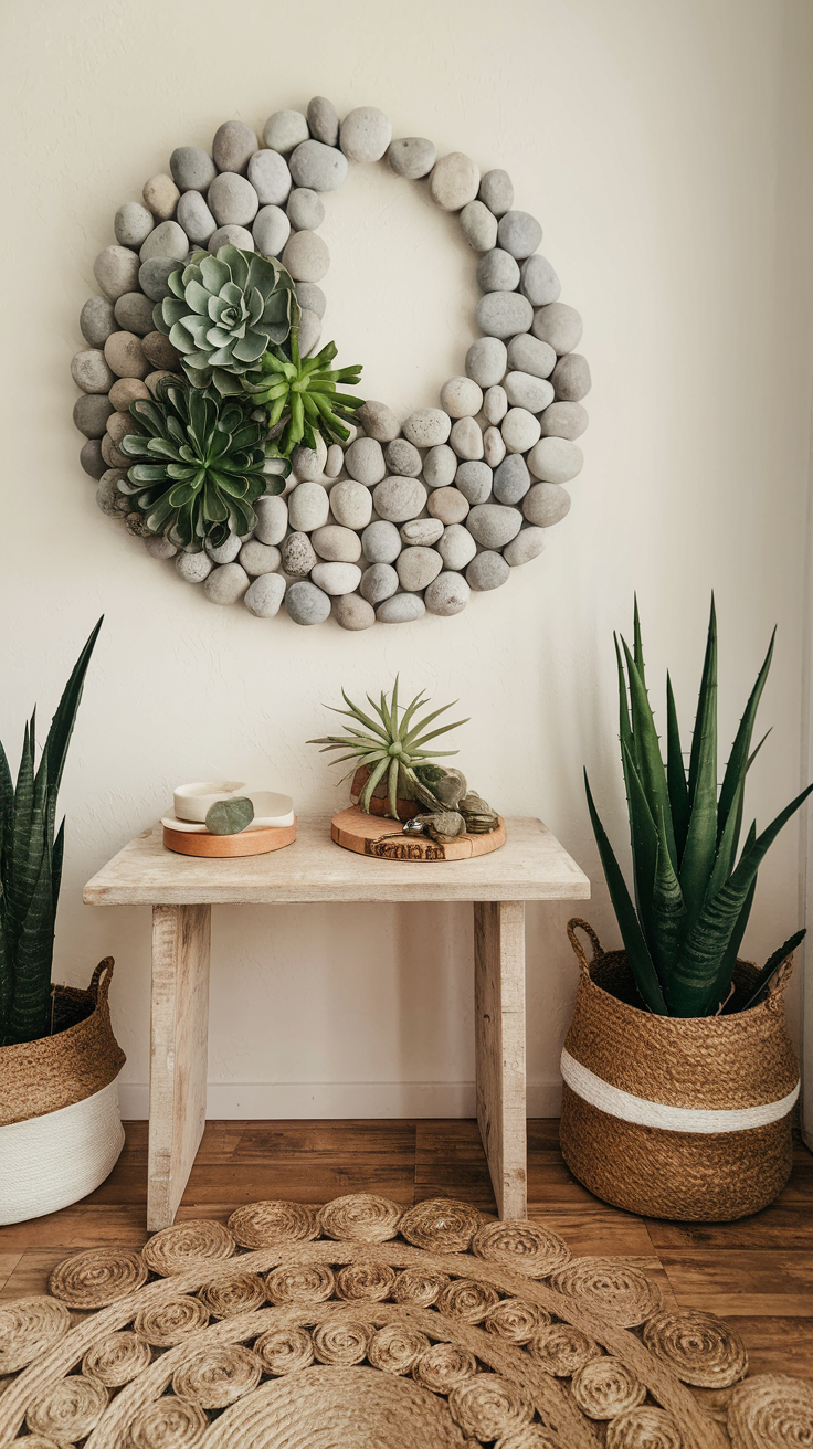 Bringing the Outdoors In - Designing a Nature-Inspired Urban Retreat - Nature-Inspired Textured Division Apartment Renovation