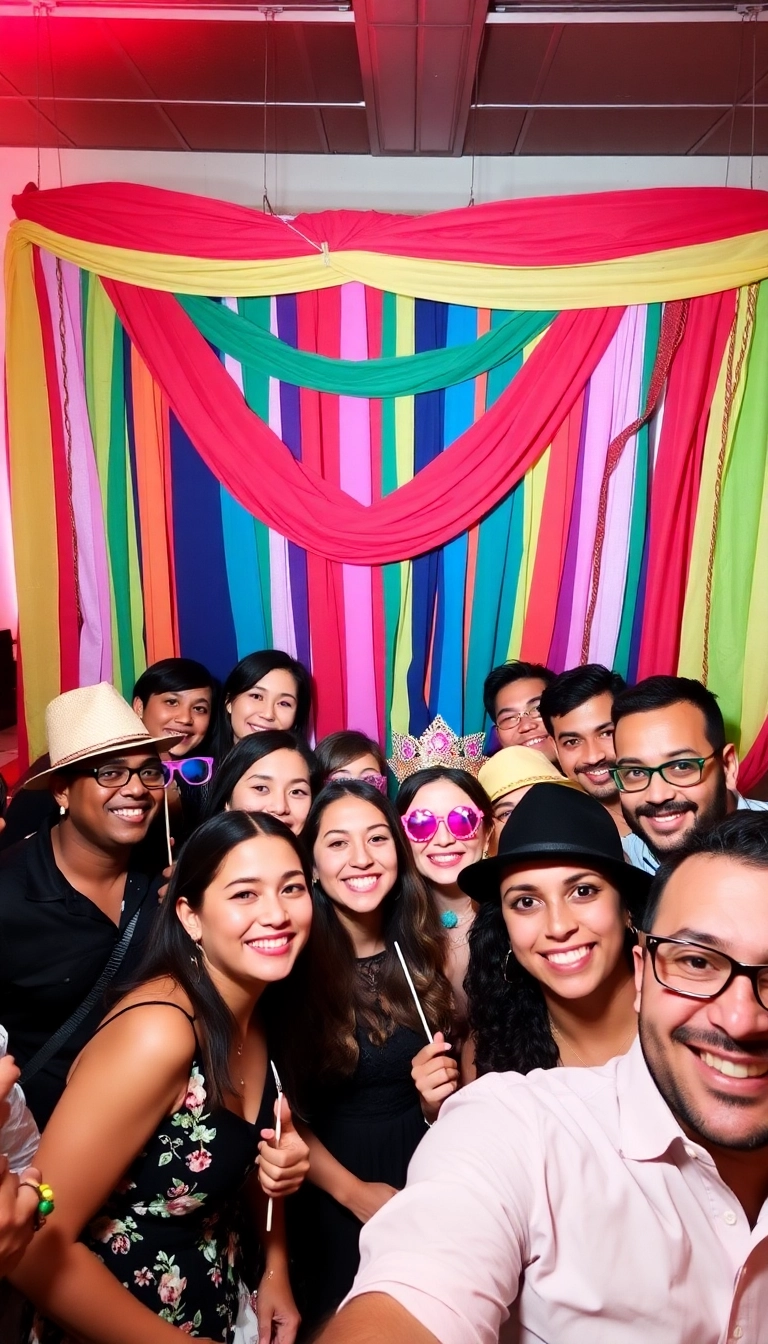 21 Brilliant DIY Birthday Decorations That Will Wow Your Guests 6 21 Brilliant DIY Birthday Decorations That Will Wow Your Guests (You Won't Believe #10!) - 3. Customized Photo Booth Backdrop