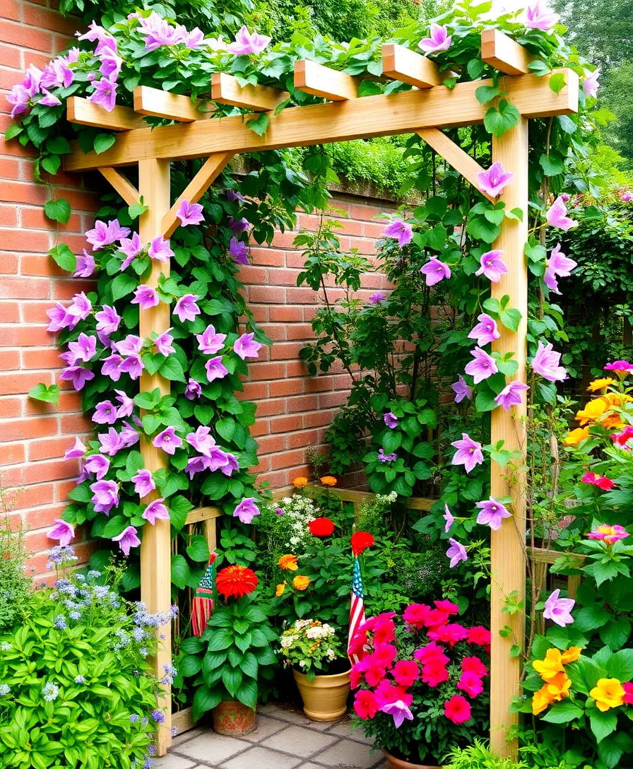 21 Stunning Garden Trellis Ideas For Wall Climbing Vines That Will Transform Your Space! 13 21 Stunning Garden Trellis Ideas For Wall Climbing Vines That Will Transform Your Space! - 10. Corner Trellis Garden