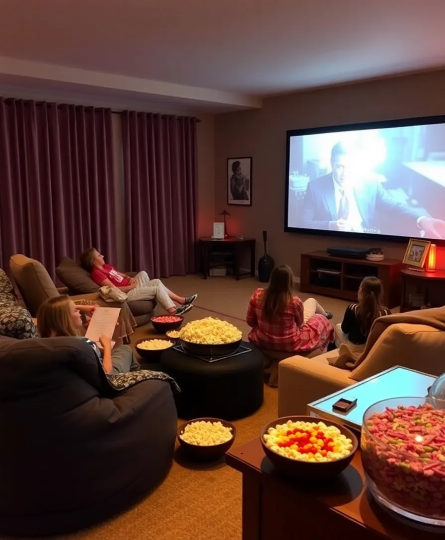 21 Nesting Party Ideas That Will Make You Want to Host Every Weekend! 6 21 Nesting Party Ideas That Will Make You Want to Host Every Weekend! - 3. Themed Movie Marathon