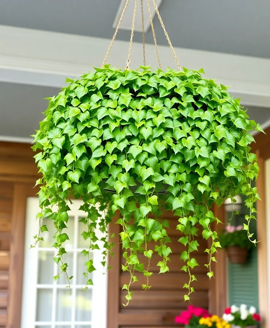 21 Stunning Hanging Plants for Your Outdoor Front Porch (You'll Wish You Knew #7 Sooner!) - 4. Ivy