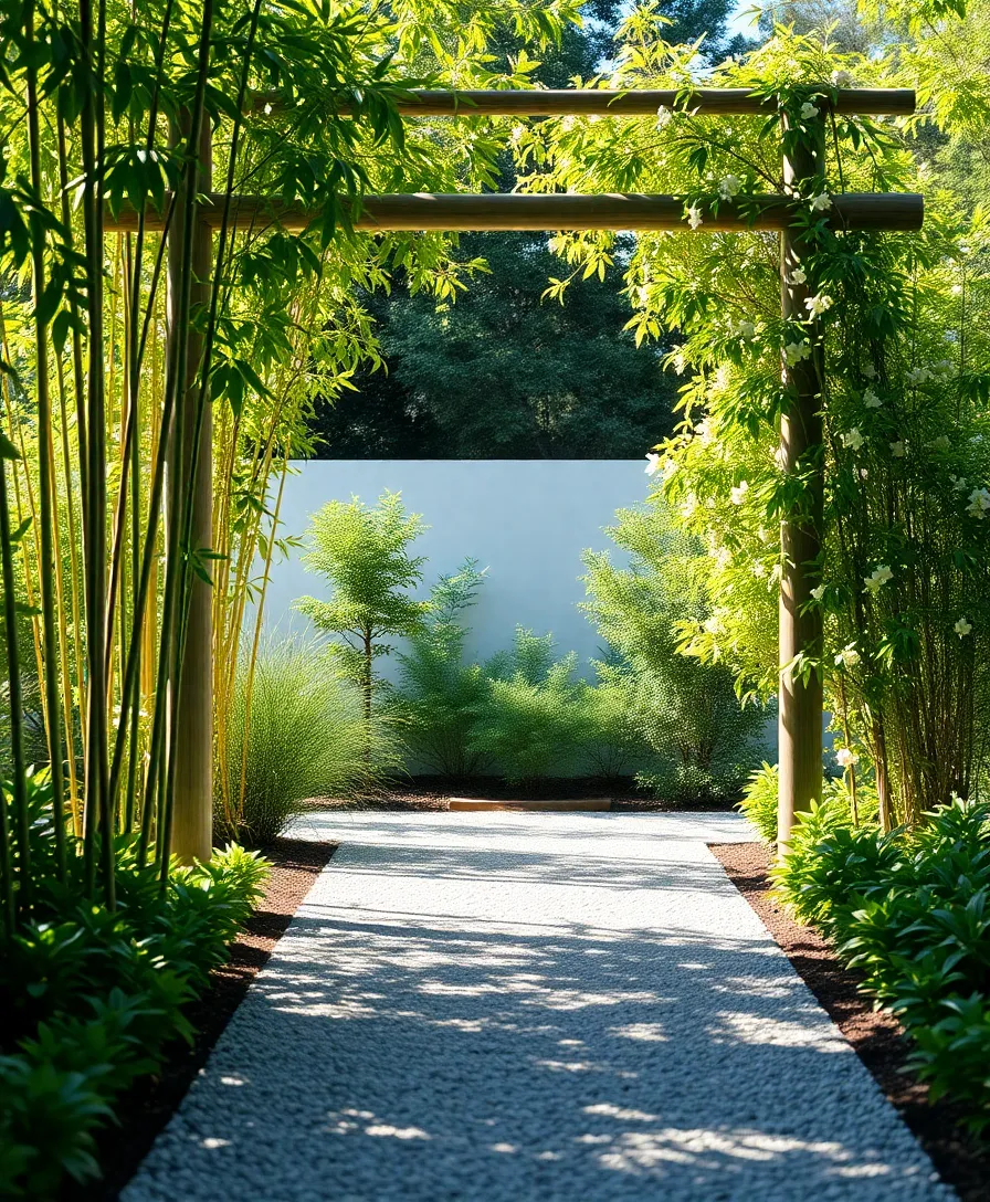 21 Stunning Garden Trellis Ideas For Wall Climbing Vines That Will Transform Your Space! 20 21 Stunning Garden Trellis Ideas For Wall Climbing Vines That Will Transform Your Space! - 17. Minimalist Zen Trellis