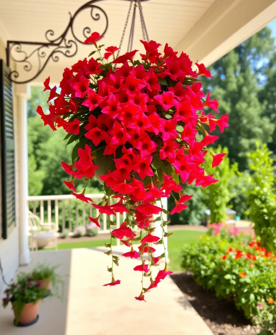 21 Stunning Hanging Plants for Your Outdoor Front Porch (You'll Wish You Knew #7 Sooner!) - 15. Dipladenia