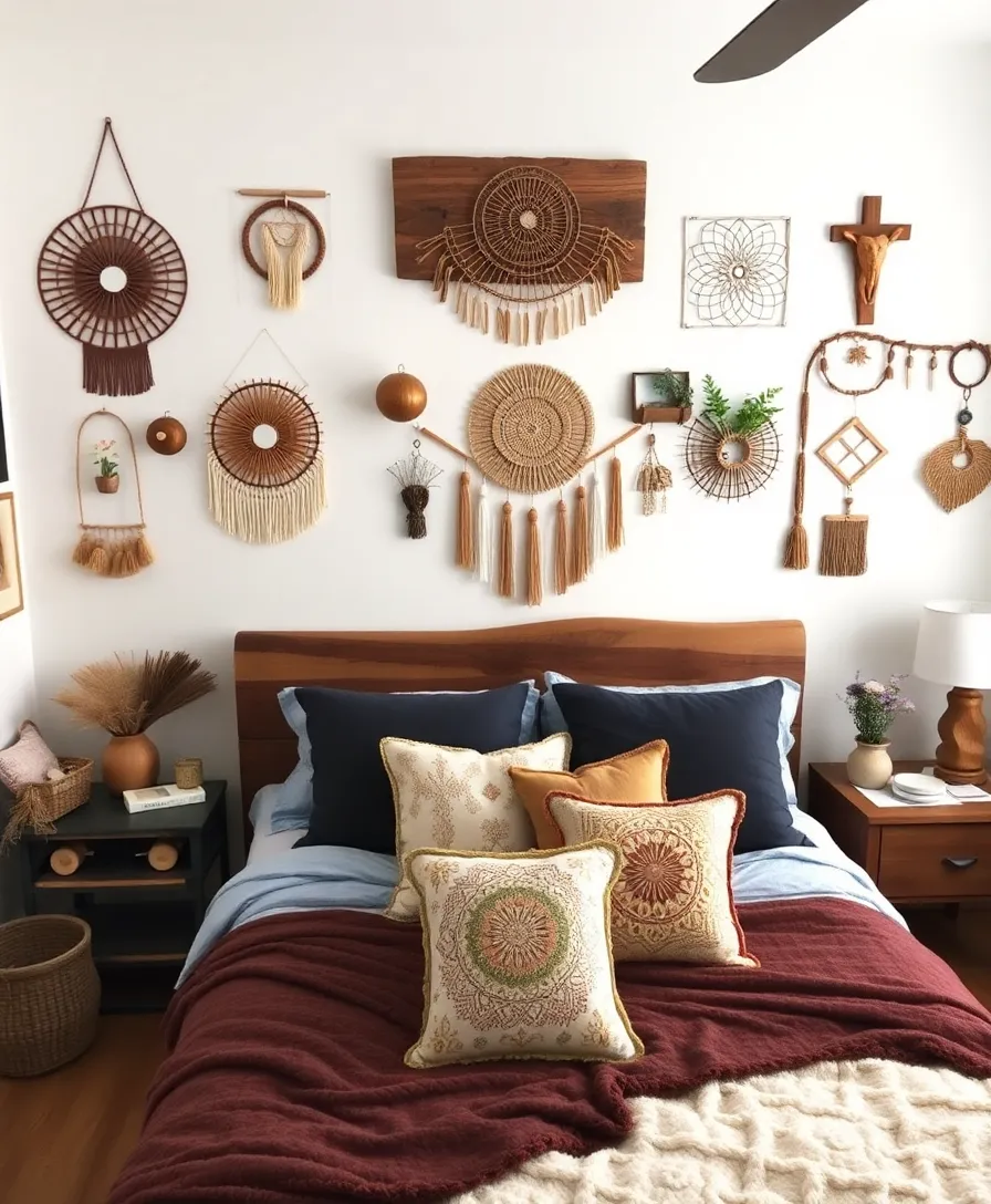 21 Eclectic Boho Bedroom Ideas That'll Make You Want to Redecorate Right Now! 14 21 Eclectic Boho Bedroom Ideas That'll Make You Want to Redecorate Right Now! - 11. DIY Decor Projects