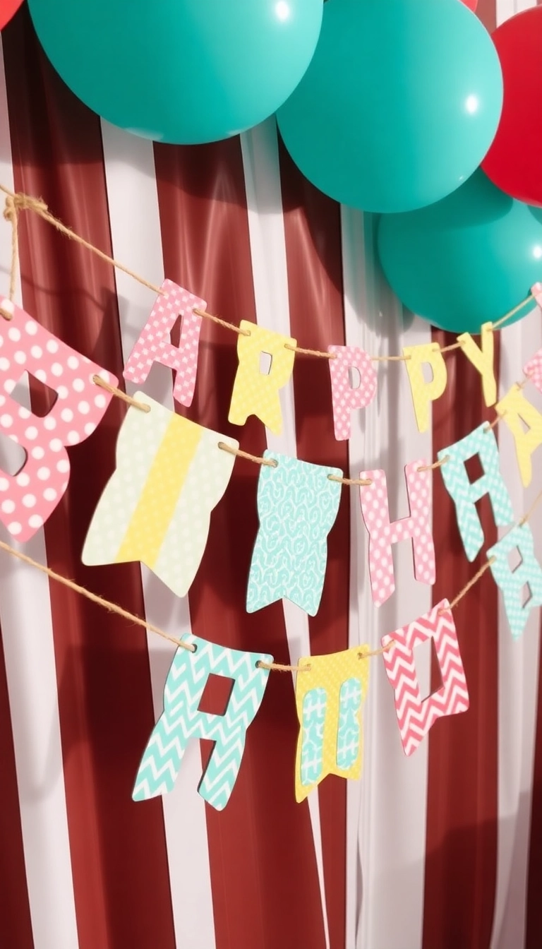 21 Brilliant DIY Birthday Decorations That Will Wow Your Guests 10 21 Brilliant DIY Birthday Decorations That Will Wow Your Guests (You Won't Believe #10!) - 7. DIY Birthday Banner