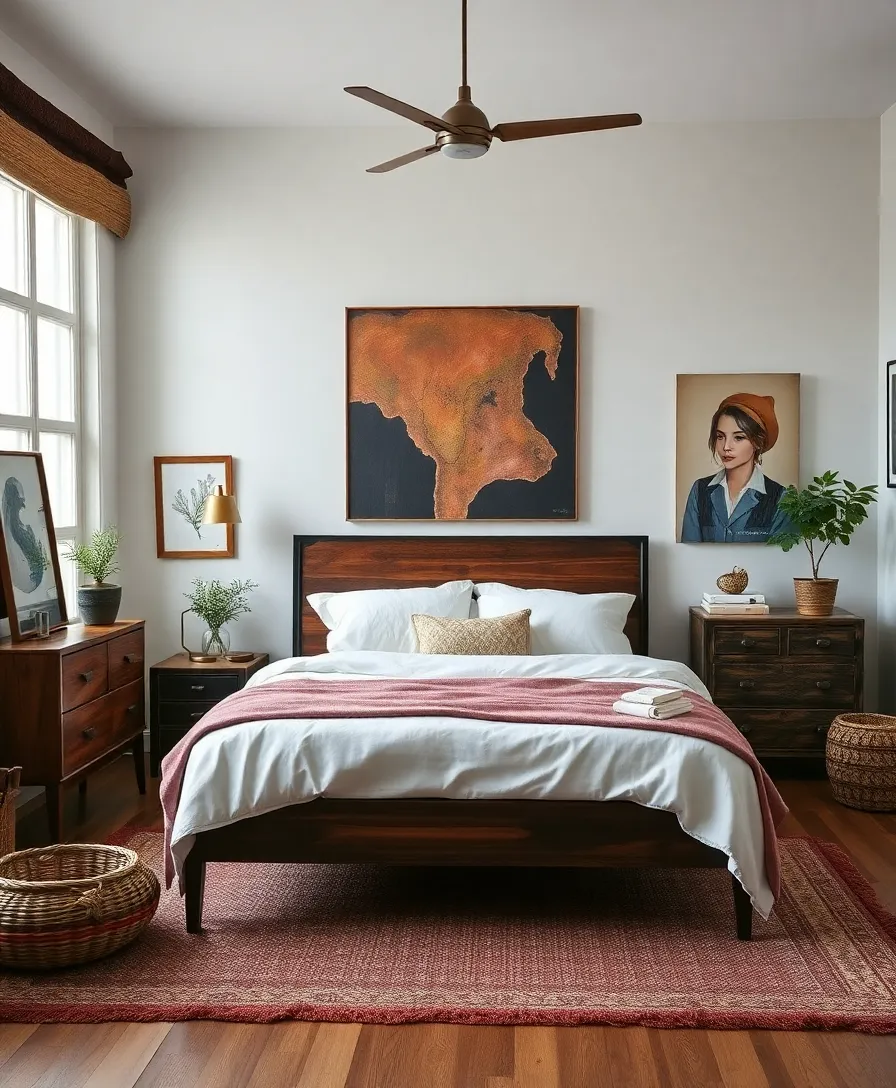 21 Eclectic Boho Bedroom Ideas That'll Make You Want to Redecorate Right Now! 20 21 Eclectic Boho Bedroom Ideas That'll Make You Want to Redecorate Right Now! - 17. Mixing Styles