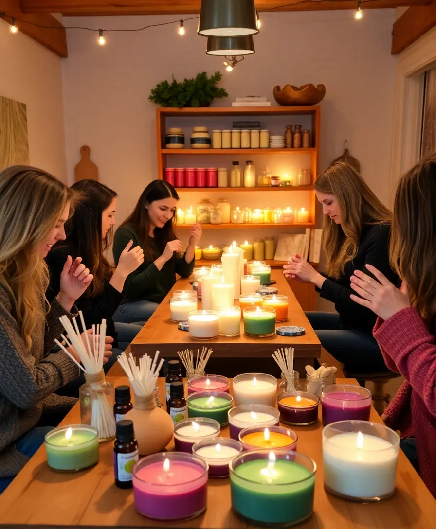 21 Nesting Party Ideas That Will Make You Want to Host Every Weekend! 13 21 Nesting Party Ideas That Will Make You Want to Host Every Weekend! - 10. Candle Making Party