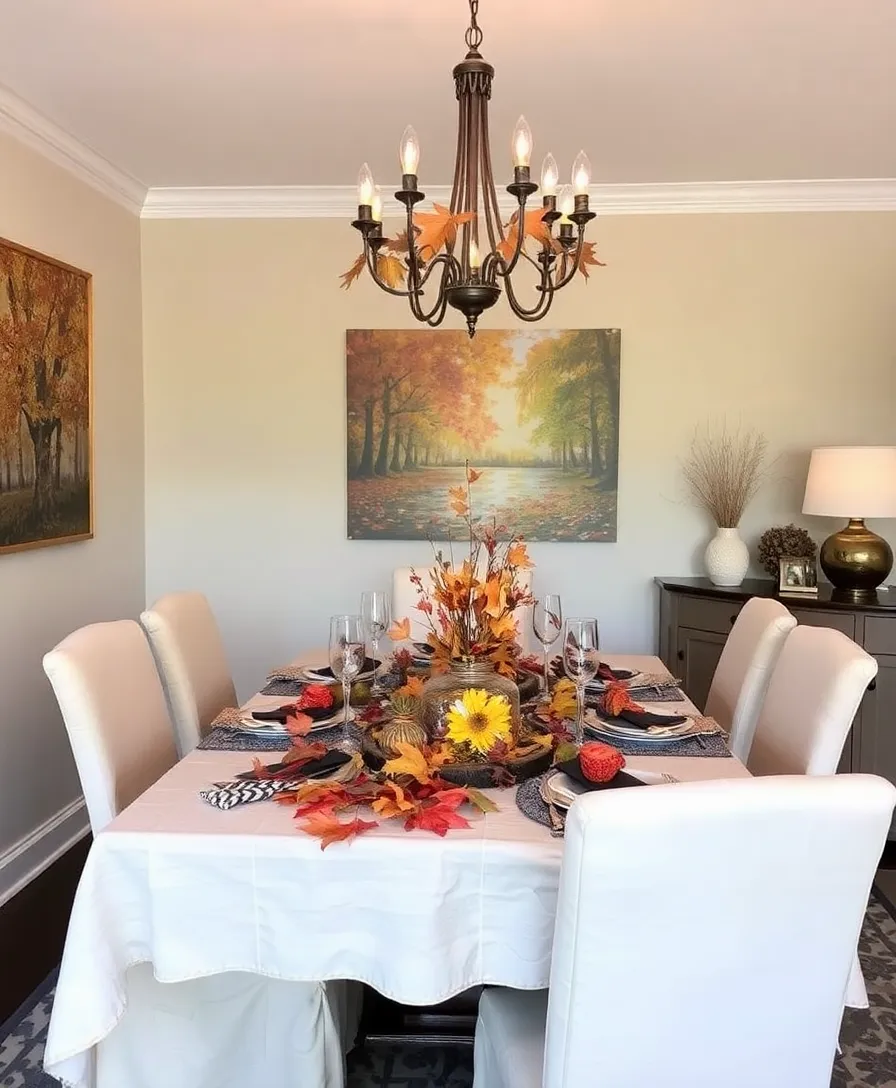 21 Whimsical Cottagecore Dining Rooms That'll Transport You to a Cozy Countryside! 18 21 Whimsical Cottagecore Dining Rooms That'll Transport You to a Cozy Countryside! - 15. Seasonal Decor Delight