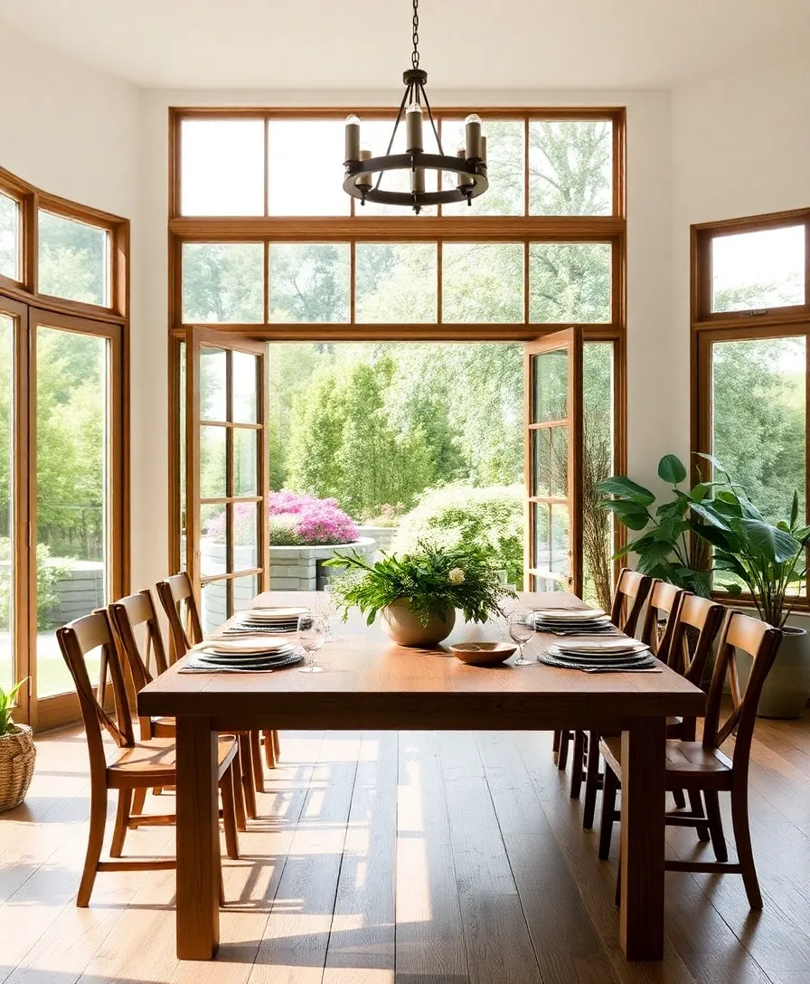 21 Whimsical Cottagecore Dining Rooms That'll Transport You to a Cozy Countryside! 9 21 Whimsical Cottagecore Dining Rooms That'll Transport You to a Cozy Countryside! - 6. Nature-Inspired Retreat