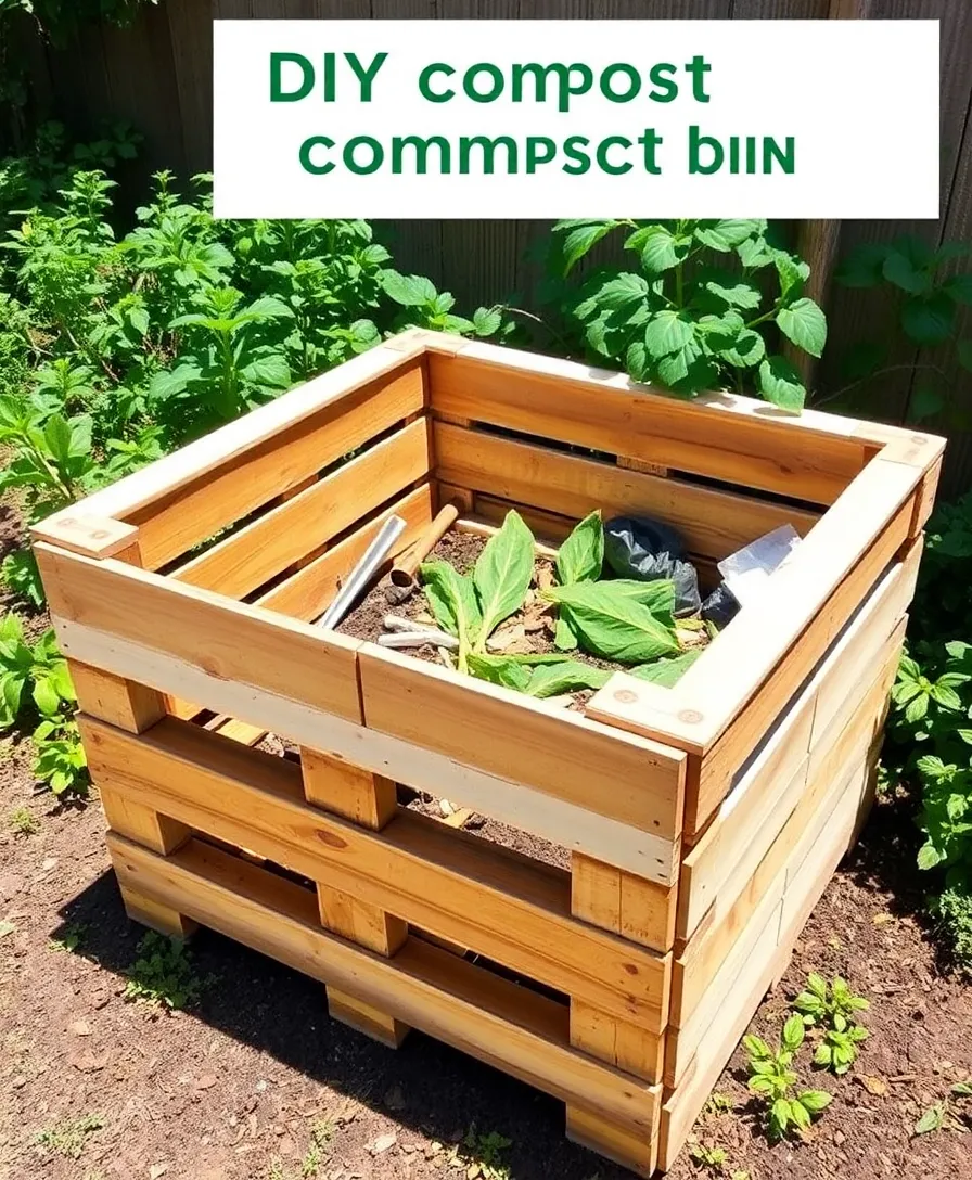 21 Budget-Friendly Small Garden Ideas That Will Transform Your Space! 18 21 Budget-Friendly Small Garden Ideas That Will Transform Your Space! - 15. DIY Compost Bin