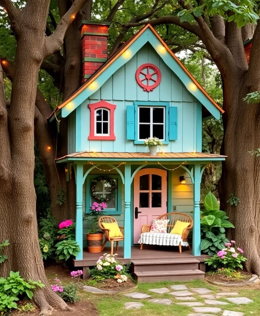 21 Whimsical Garden Whimsy Ideas That Will Spark Joy 21 21 Whimsical Garden Whimsy Ideas That Will Spark Joy (You Won't Believe #7!) - 18. Storybook Treehouse