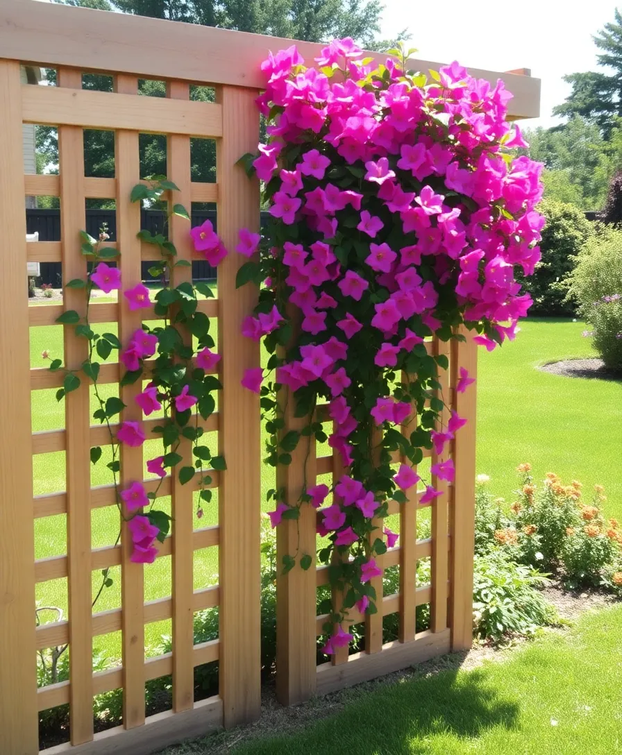21 Stunning Garden Trellis Ideas For Wall Climbing Vines That Will Transform Your Space! 9 21 Stunning Garden Trellis Ideas For Wall Climbing Vines That Will Transform Your Space! - 6. Simple Lattice Panels