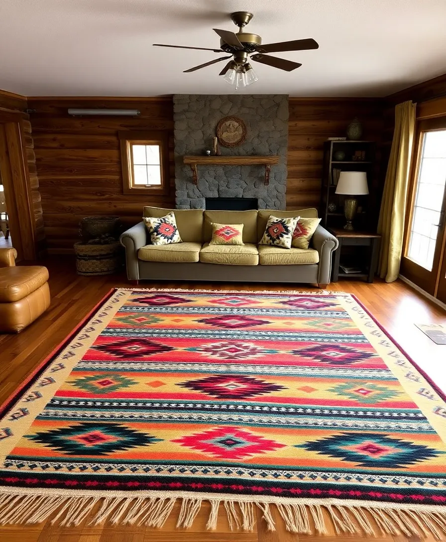 21 Vintage Western Decor Ideas That'll Make You Feel Like a True Cowboy! 8 21 Vintage Western Decor Ideas That'll Make You Feel Like a True Cowboy! - 5. Native American Patterns