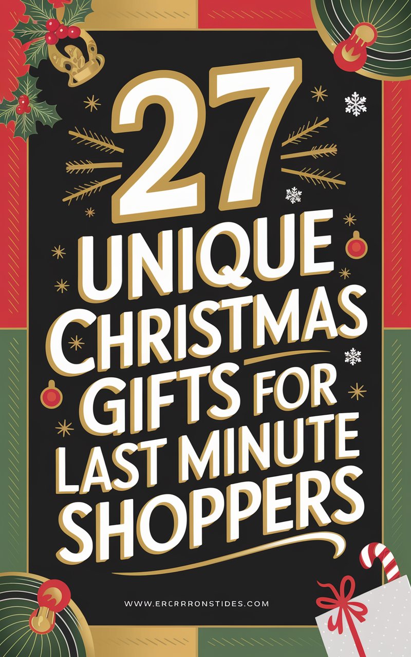 27 Unique Christmas Gifts for Last Minute Shoppers 4 27 Last Minute Christmas Presents That Will Save Your Holiday