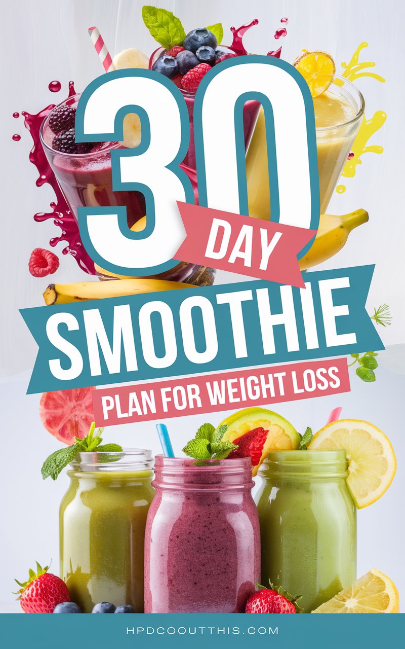 30-Day Smoothie Plan for Weight Loss 3 The smoothie diet is centered around replacing one or two meals a day with nutrient-dense smoothies. This approach not only helps in creating a caloric deficit but also ensures that you consume a variety of vitamins and minerals from fruits and vegetables.
The key to success lies in the ingredients you choose, portion control, and maintaining a balanced intake of calories throughout the day.