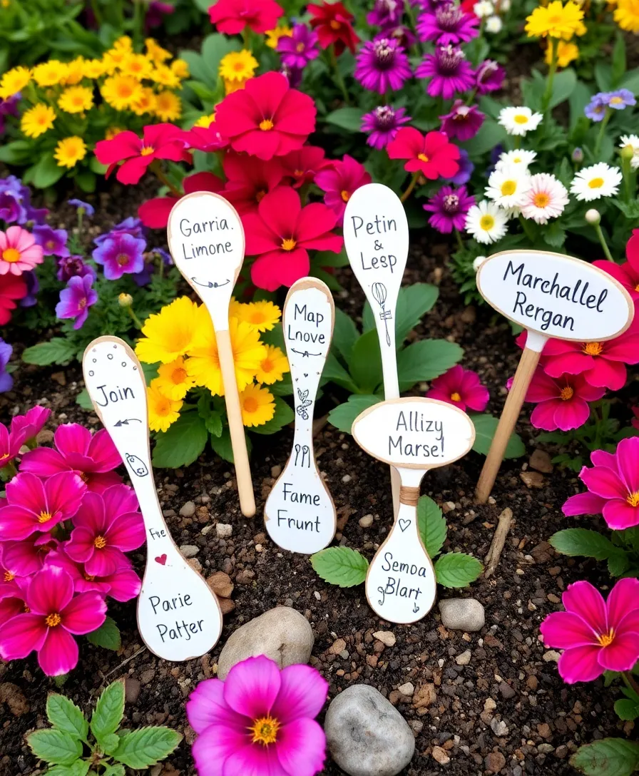 21 Whimsical Garden Whimsy Ideas That Will Spark Joy 11 21 Whimsical Garden Whimsy Ideas That Will Spark Joy (You Won't Believe #7!) - 8. Plant Markers with Personality