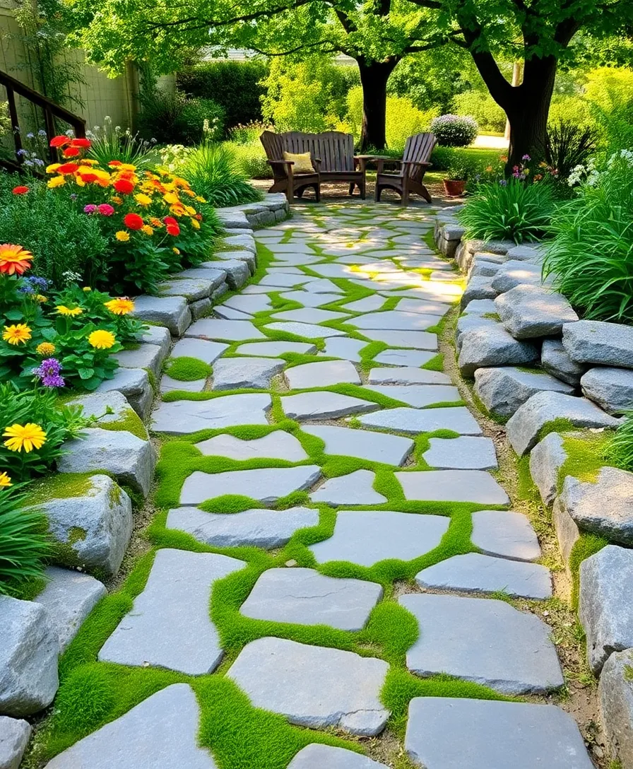 21 Inspiring Garden Zen Ideas for a Peaceful Retreat (Transform Your Backyard into a Sanctuary!) 7 21 Inspiring Garden Zen Ideas for a Peaceful Retreat - 4. Stone Pathways