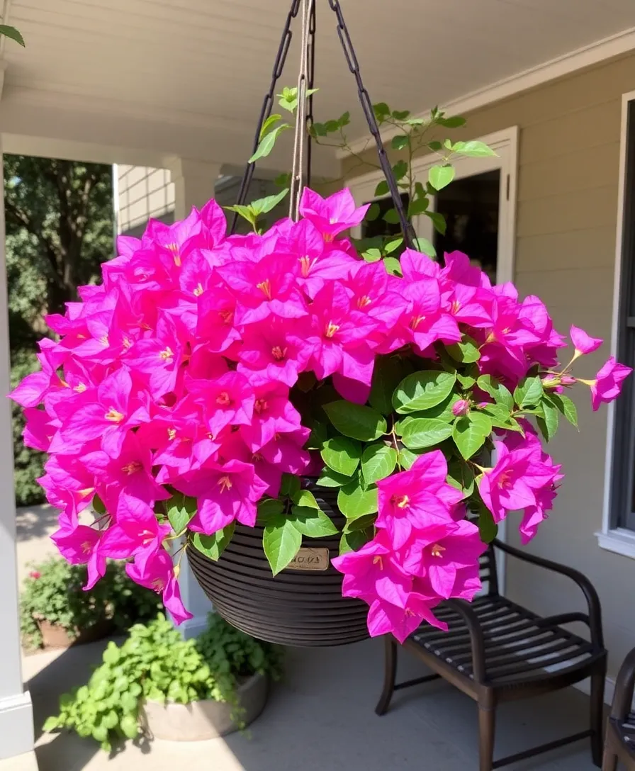 21 Stunning Hanging Plants for Your Outdoor Front Porch (You'll Wish You Knew #7 Sooner!) - 19. Bougainvillea