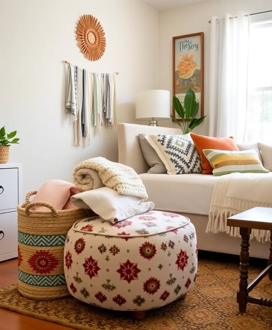 21 Eclectic Boho Bedroom Ideas That'll Make You Want to Redecorate Right Now! 22 21 Eclectic Boho Bedroom Ideas That'll Make You Want to Redecorate Right Now! - 19. Functional Decor