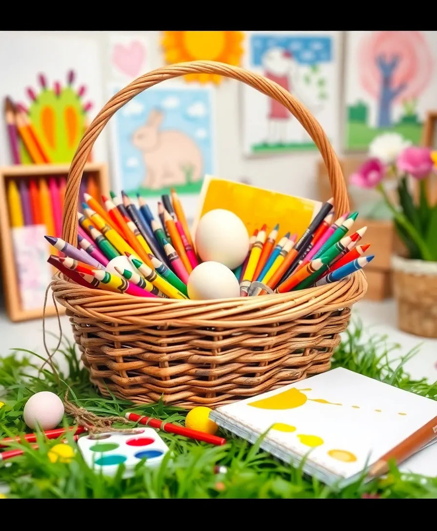 21 Easter Basket Ideas for Kids That They’ll Love 16 21 Easter Basket Ideas for Kids That They’ll Love (You Won't Believe #10!) - 13. Art Supplies Galore