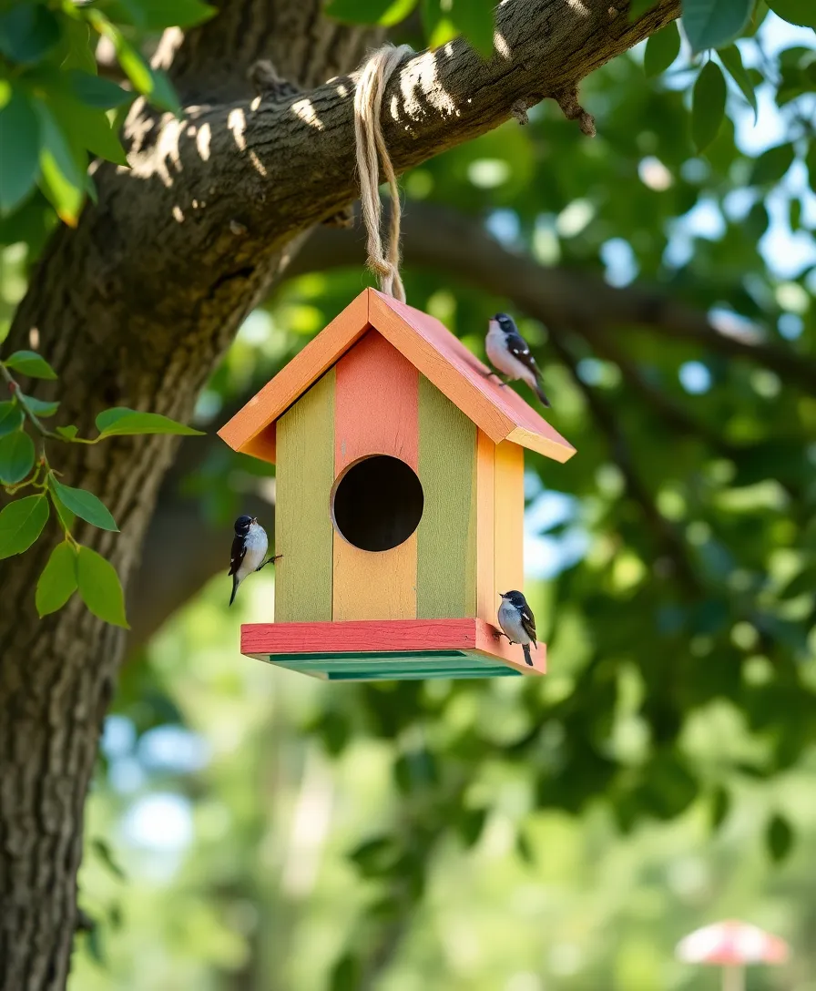 21 Budget-Friendly Small Garden Ideas That Will Transform Your Space! 11 21 Budget-Friendly Small Garden Ideas That Will Transform Your Space! - 8. DIY Birdhouse