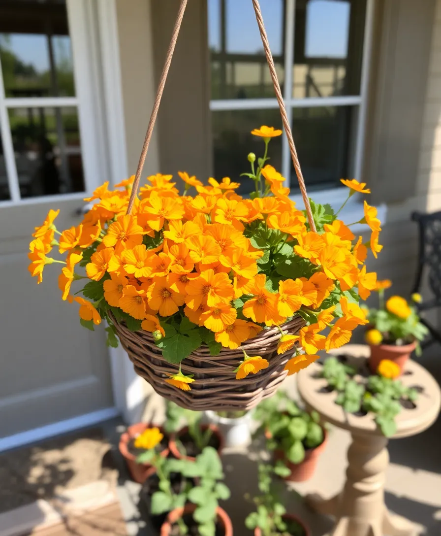 21 Stunning Hanging Plants for Your Outdoor Front Porch (You'll Wish You Knew #7 Sooner!) - 14. Nasturtium