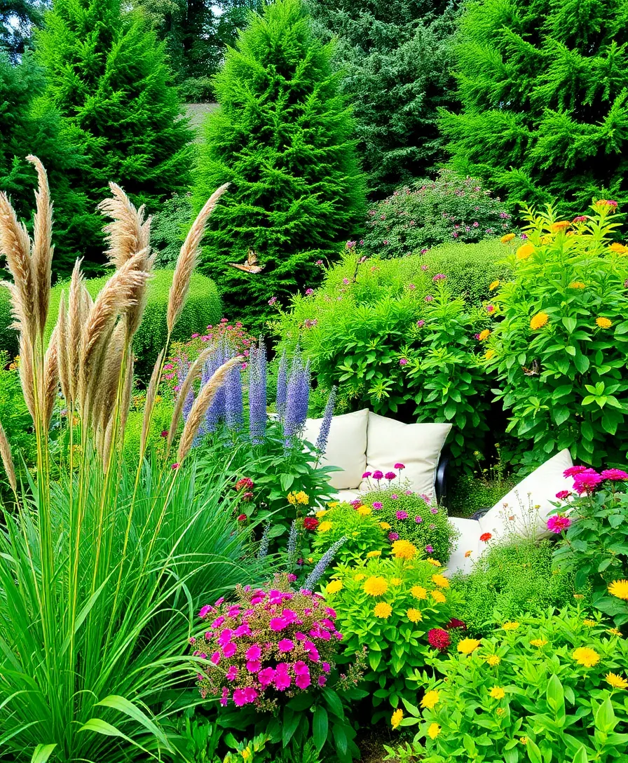 21 Inspiring Garden Zen Ideas for a Peaceful Retreat (Transform Your Backyard into a Sanctuary!) 6 21 Inspiring Garden Zen Ideas for a Peaceful Retreat - 3. Lush Plantings