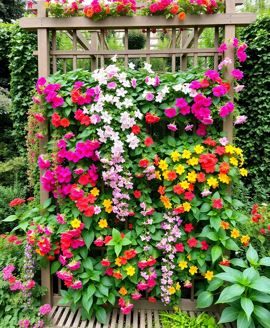 21 Stunning Garden Trellis Ideas For Wall Climbing Vines That Will Transform Your Space! 18 21 Stunning Garden Trellis Ideas For Wall Climbing Vines That Will Transform Your Space! - 15. Tiered Trellis System