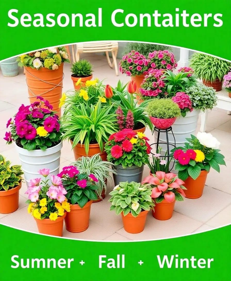 21 Budget-Friendly Small Garden Ideas That Will Transform Your Space! 16 21 Budget-Friendly Small Garden Ideas That Will Transform Your Space! - 13. Seasonal Container Swaps