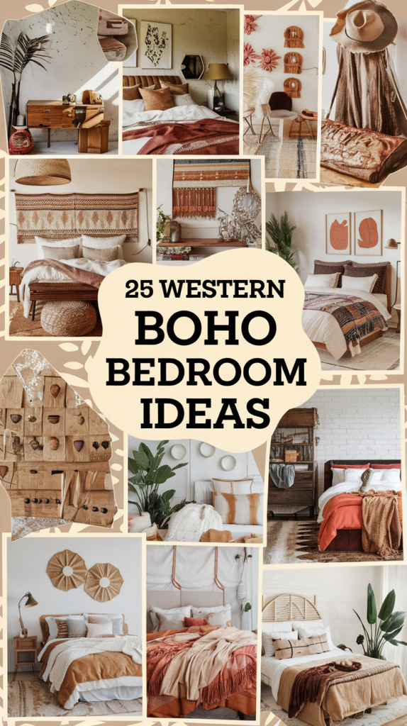 25 Western Boho Bedroom Ideas That'll Make You Feel Like You're in a Desert Oasis 4