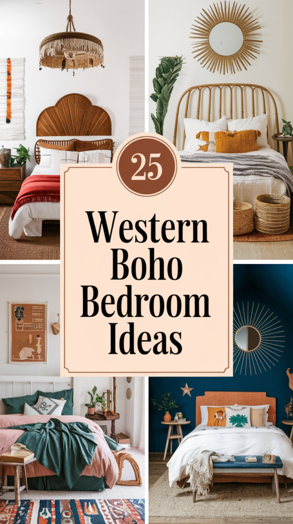 25 Western Boho Bedroom Ideas That'll Make You Feel Like You're in a Desert Oasis 2