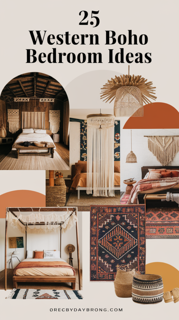 25 Western Boho Bedroom Ideas That'll Make You Feel Like You're in a Desert Oasis 1
