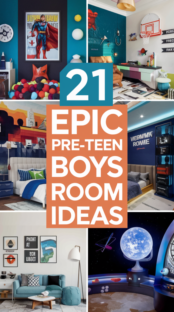 21 Epic Pre-Teen Boys Room Ideas That'll Make Him Want to Stay Home! 3
