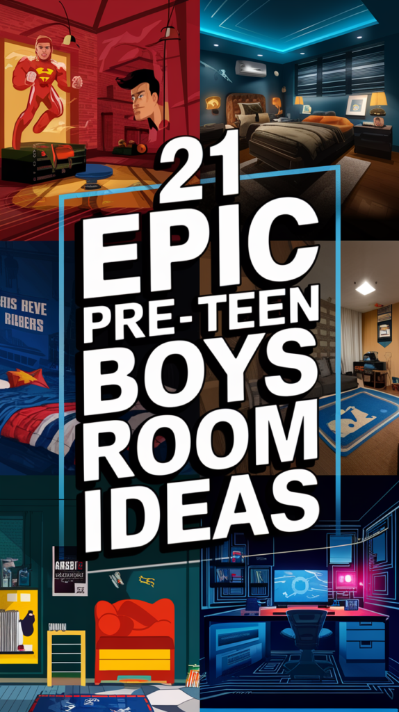 21 Epic Pre-Teen Boys Room Ideas That'll Make Him Want to Stay Home! 2