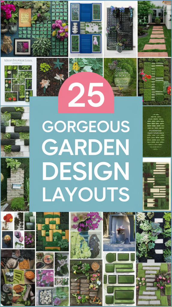 25 Gorgeous Garden Design Layouts to Inspire Your Next Project 5