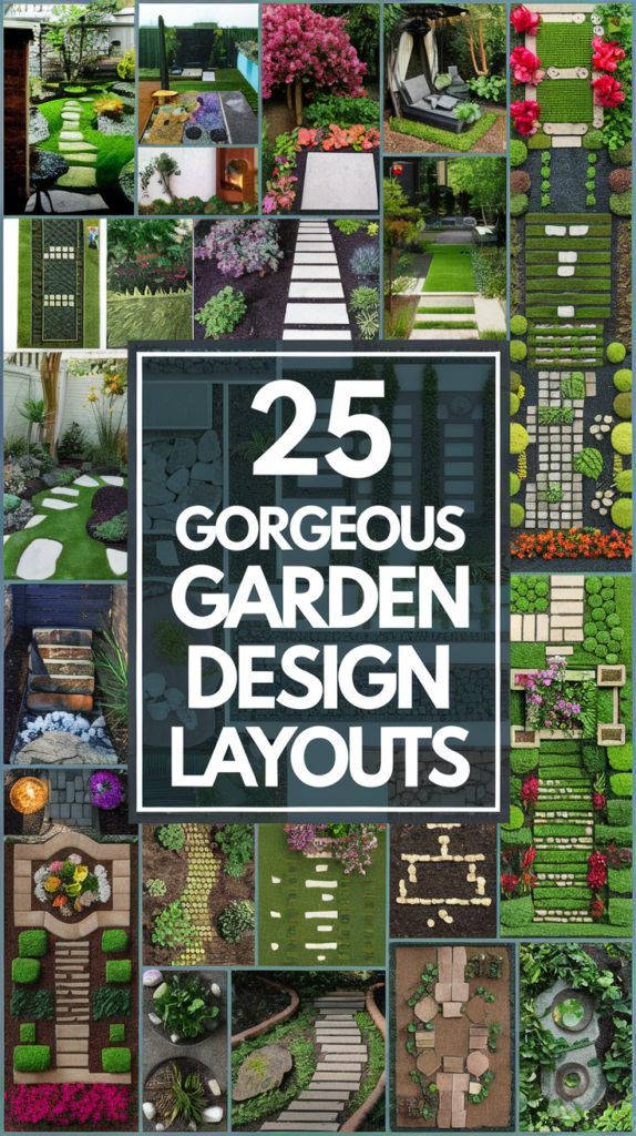 25 Gorgeous Garden Design Layouts to Inspire Your Next Project 3