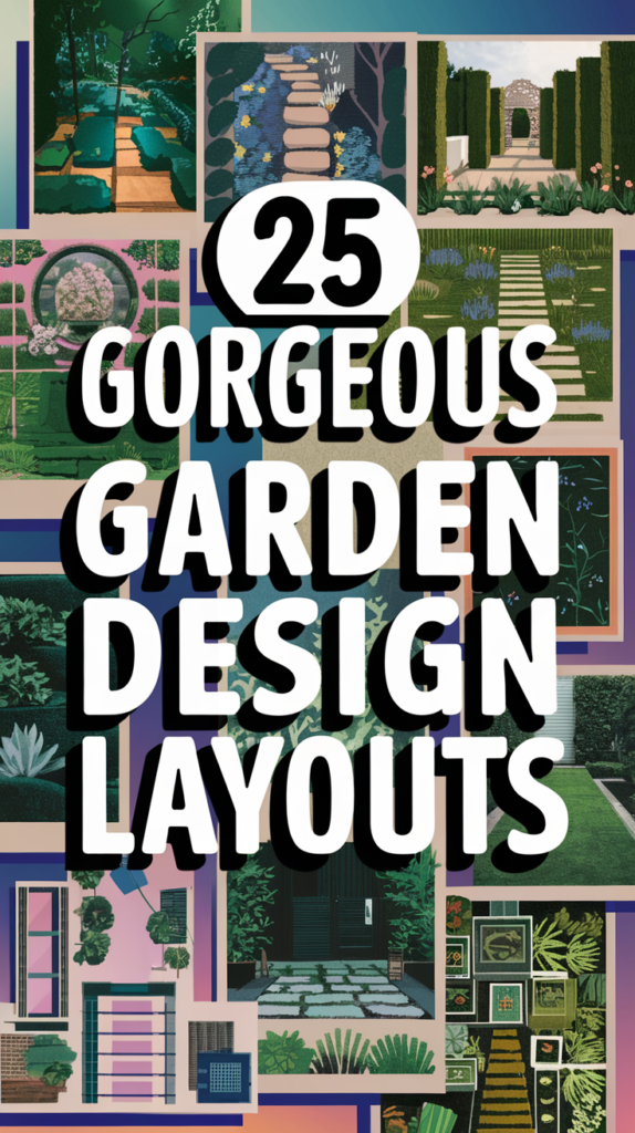 25 Gorgeous Garden Design Layouts to Inspire Your Next Project 1