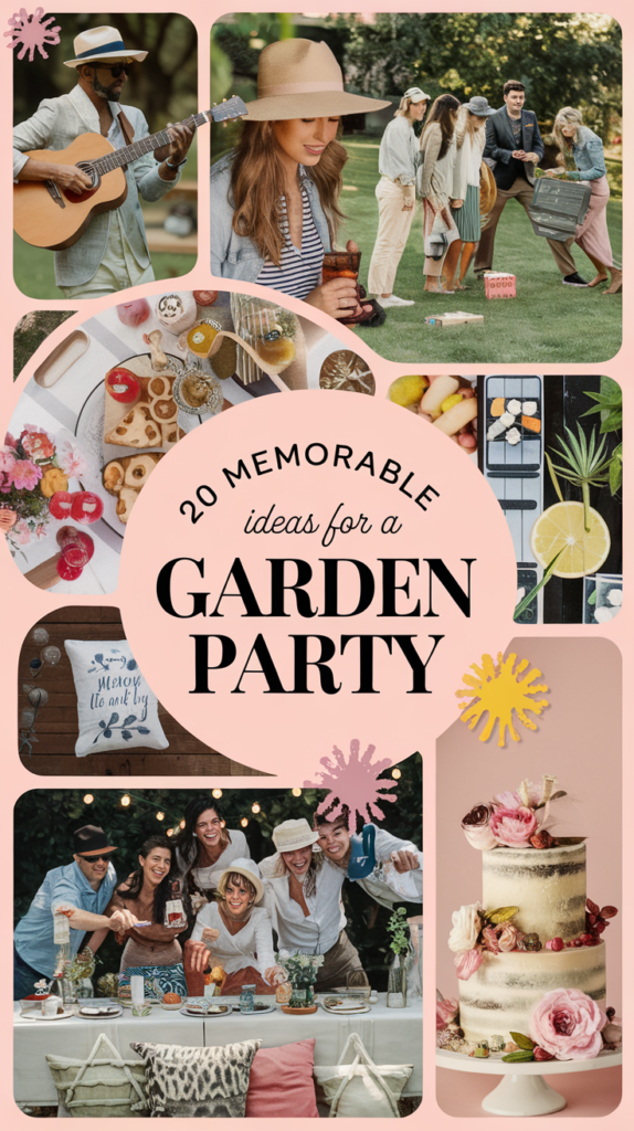20 Memorable Ideas for a Garden Party 7