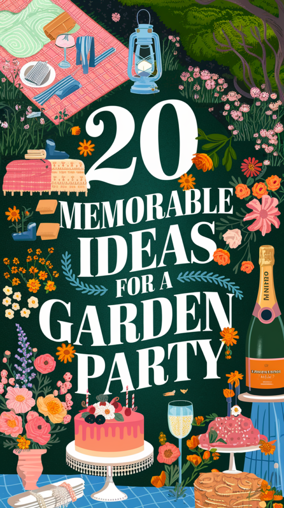 20 Memorable Ideas for a Garden Party 2