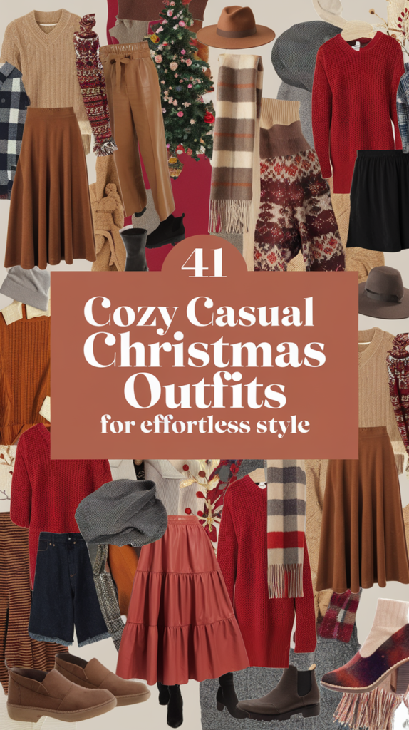 41 Cozy Casual Christmas Outfits for Effortless Style 2