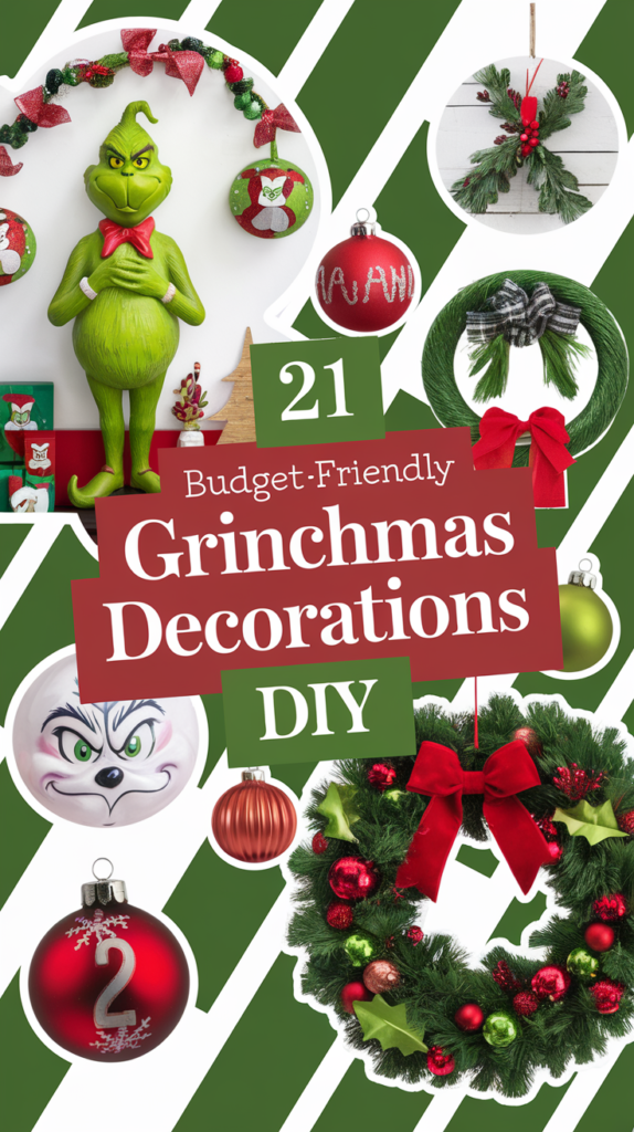 33 Budget-Friendly Grinchmas Decorations DIY for a Merry Grinchmas 27