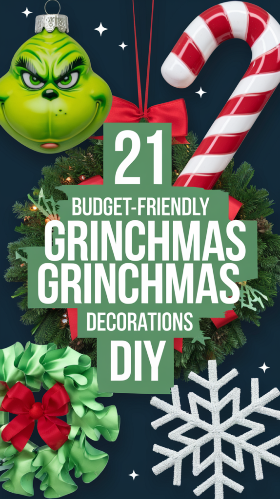 33 Budget-Friendly Grinchmas Decorations DIY for a Merry Grinchmas 26