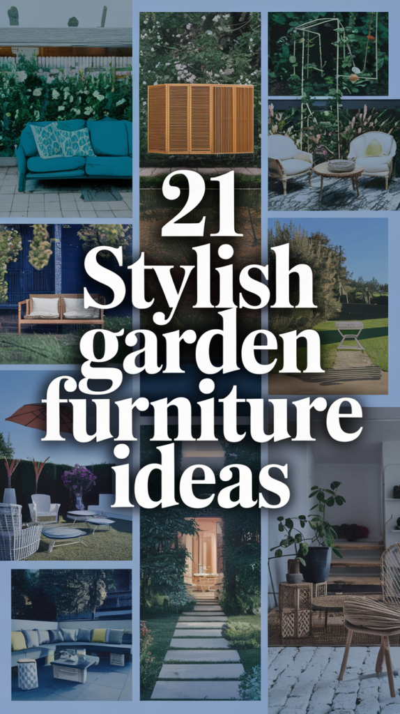 21 Stylish Garden Furniture Ideas That'll Make You Want to Live Outside 1