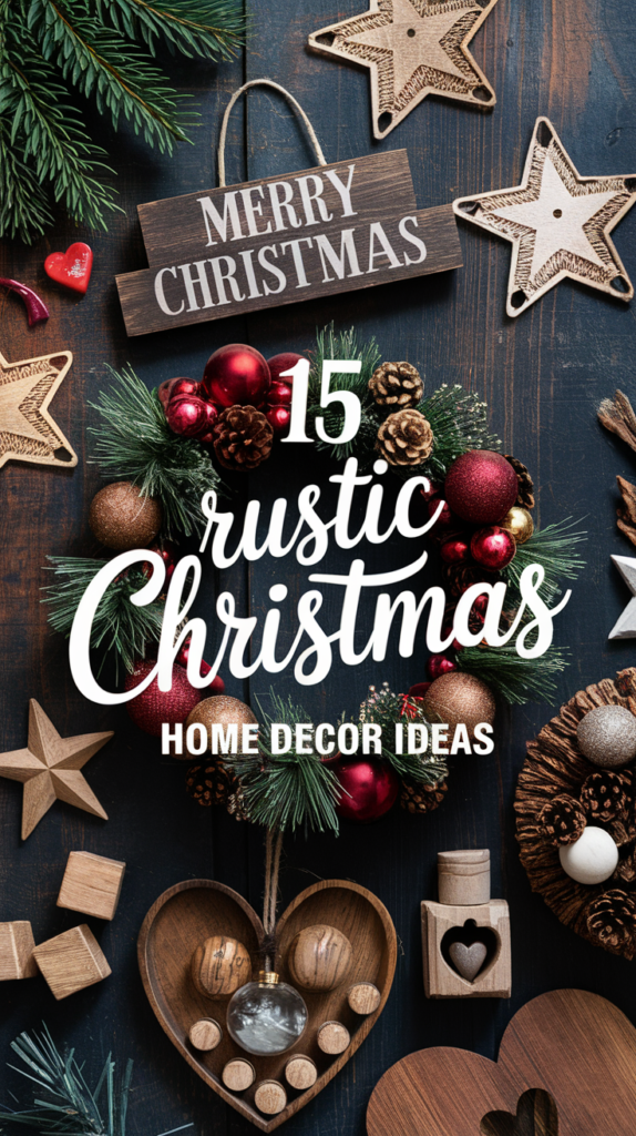 15 Rustic Christmas Home Decor Ideas That'll Make Your Holiday Heart Sing! 20