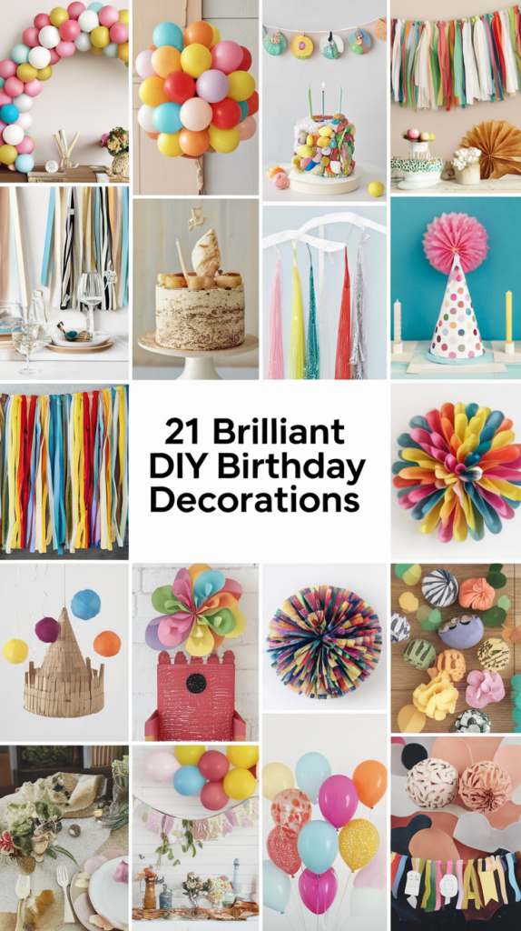 21 Brilliant DIY Birthday Decorations That Will Wow Your Guests 25