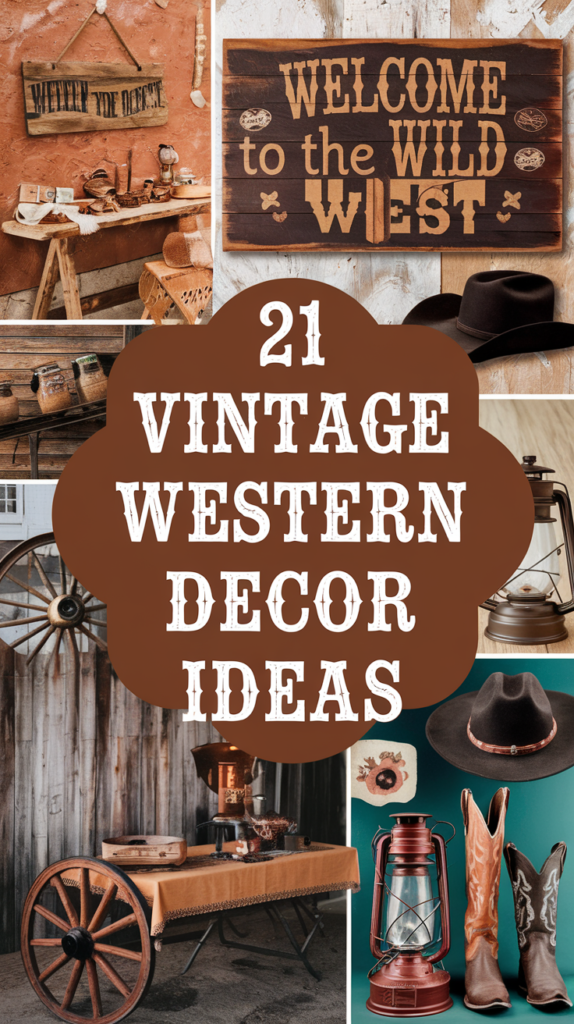21 Vintage Western Decor Ideas That'll Make You Feel Like a True Cowboy! 26